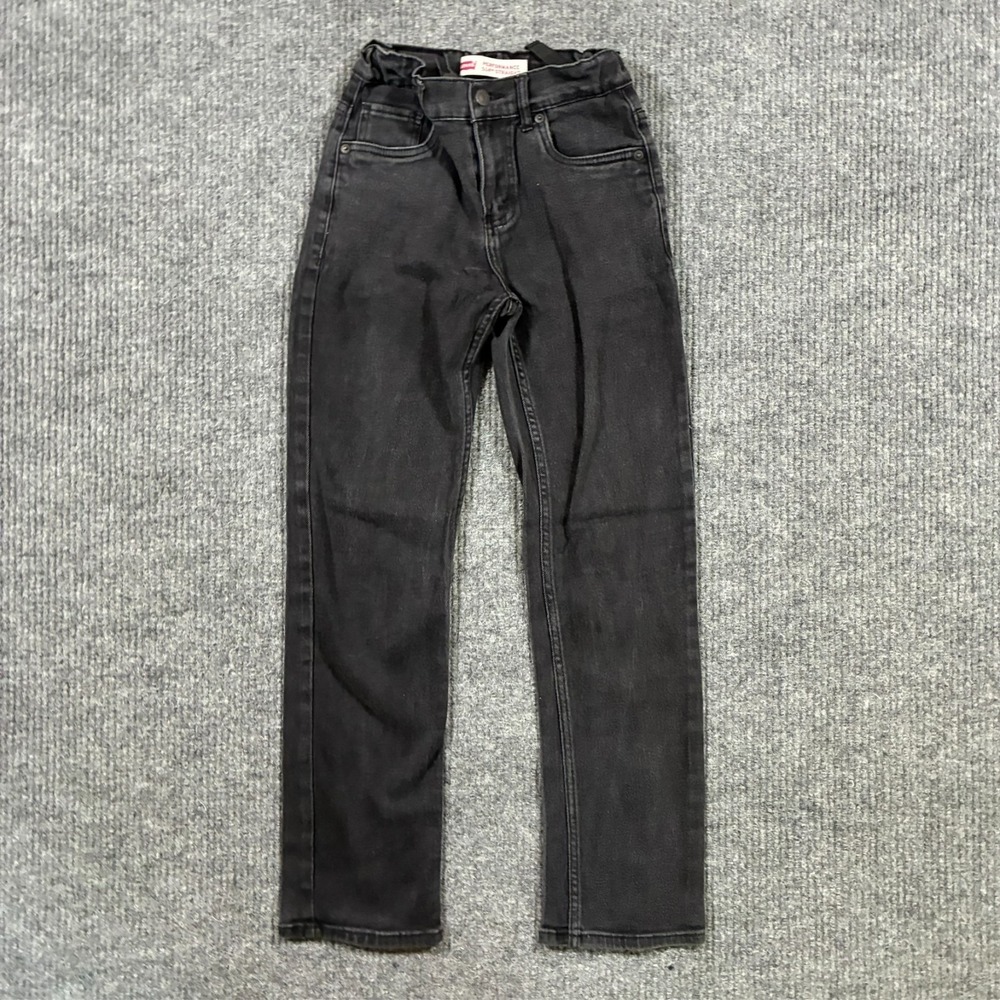 Levi's‎ 514 Performance Straight Jeans Womens Size 14 Reg Black Denim Mid Rise
